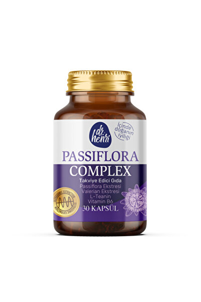 Dr.Henri Passiflora Complex – Passiflora, Valerian, L-Teanin ve Vitamin B6 30...