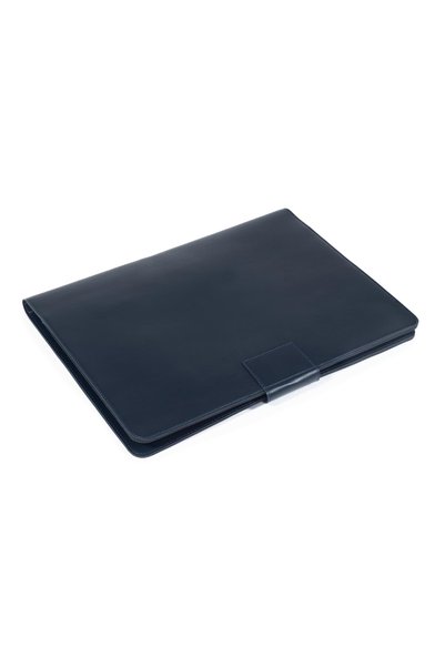 deridense M2 13-14 inch Macbook Pro-air Organizator din piele vegană Servietă Husă pentru tabletă Nature Bleumarin