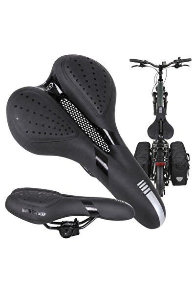 Mardil Șa de bicicletă cu gel AirFlow FM-1370 160x280 mm, confortabilă, imper...