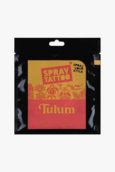 ONE SPRAY TATTOO Tulum City Pack Dövme Şablon Seti 11 Desen