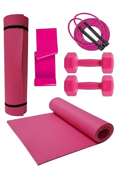 REDZEUS Pilates Minder Ve Mat Yoga Minderi Kamp Minderi Atlama İpi Pilates La...