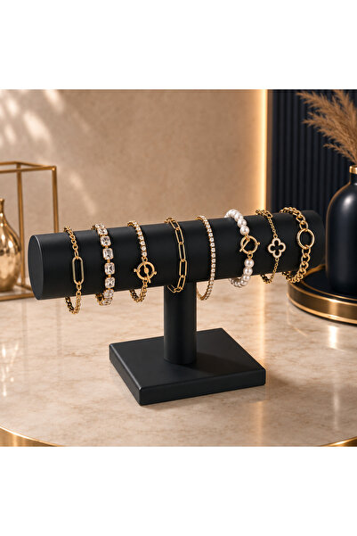 YILDIZ Jewelry Stand Bracelet Watch Clasp Display Stand Red t Bar Jewelry Org...