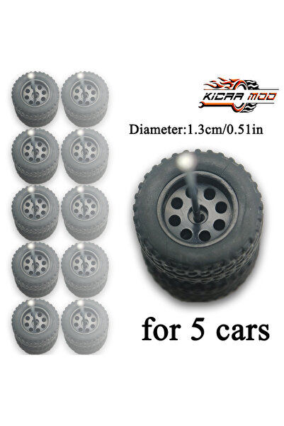 Choice5 TOY717-5 1/64 Wheels Fixed Tires All Terrain for Toy Model Diecast Ca...
