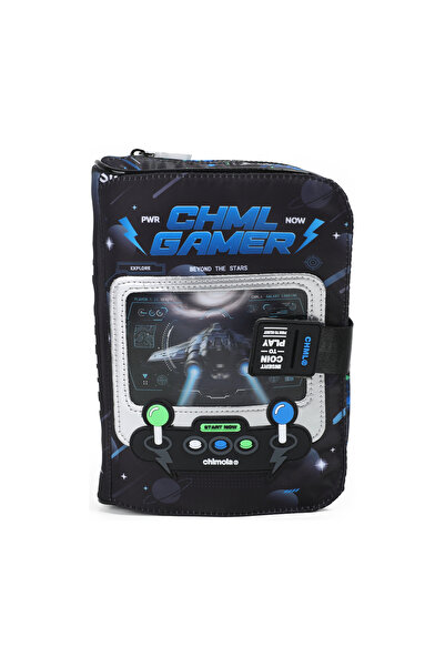 Chimola Chml Gamer Nave Black Pen Bag
