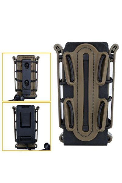 Choice3 BTA Tactical Molle 9mm Magazine Pouch Pistol Mag Holder with Belt Cli...