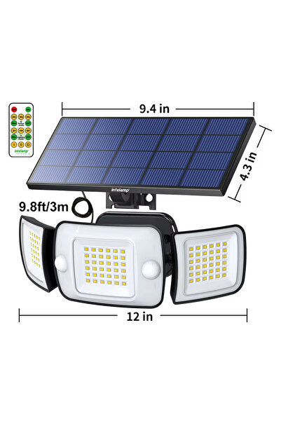 choice2 6-10W YL002-12B intelamp Long Battery Life 6000mah Outdoor Solar Ligh...