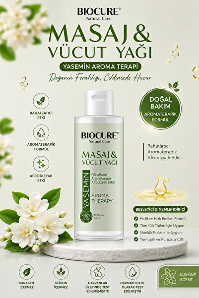 Biocure Rahatlatıcı-aromaterapik Etkili Masaj Yağı Ve Vücut Bakım Yağı / Yase...