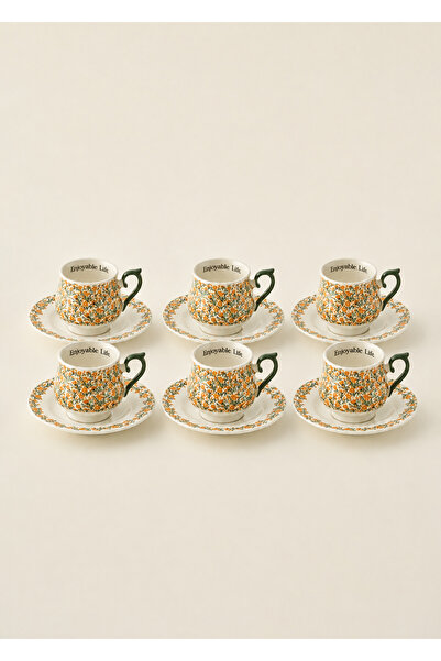 Bella Maison Life 6-Piece Coffee Cup Set (120 Cc)