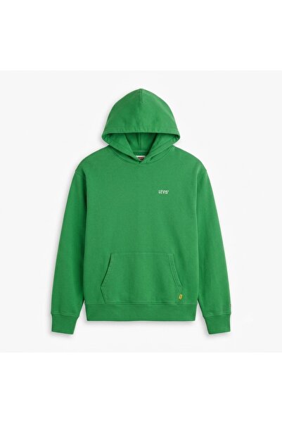 Levi's Green Cotton Gold Tab Hoodie Sweatshirt Men's