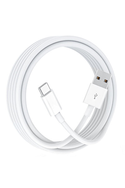 Choice 1m WHITE Usb A to Type C Mobile Phone Cables Fast Charging Cord USB Ad...