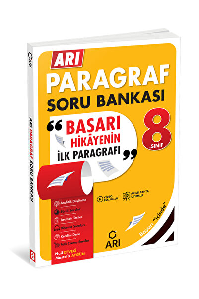 Arı Yayıncılık ARI 8.SINIF PARAGRAF SORU BANKASI