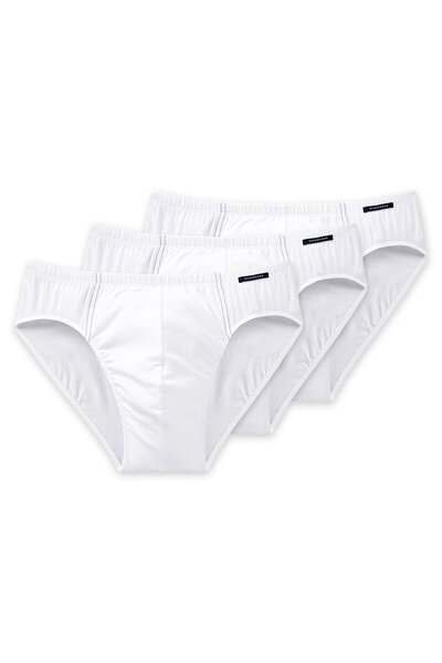 Schiesser Herren Slip 3er-Pack – Supermini Rio-Slip Basic Baumwolle Stretch