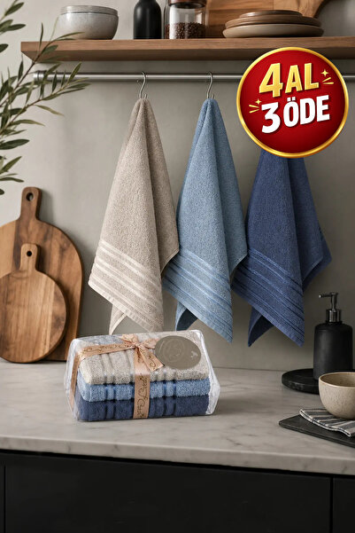 Coton Delux Pera 3-Piece 100% Cotton Towel Set |   30X50 cm Kitchen Towel |  ...