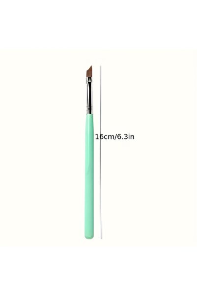 Choice1 Green Half Moon Curved Edge Nail Art French Manicure Brush for Petal ...