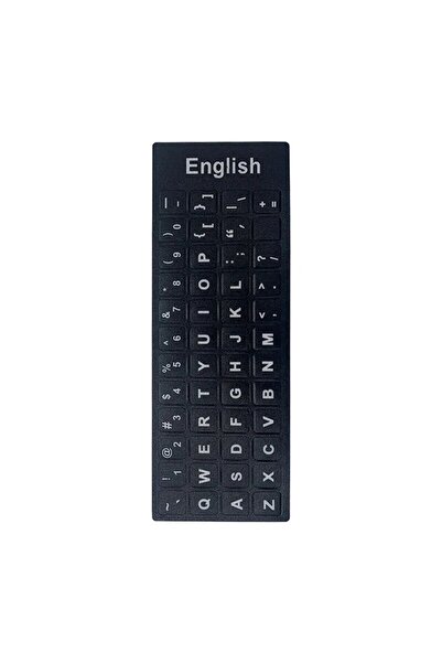 Choice Black English English Spanish Italian Korean Keyboard Stickers Frosted...