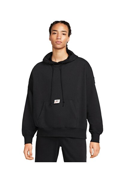 Nike W NSW CRC50 FLC HOODIE DQ6224-010 Μαύρο