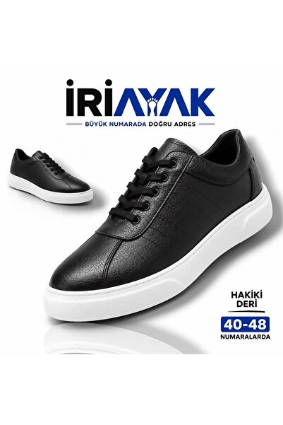 İriayak Large Size Genuine Leather 40-48 / Comfortable Sole Casual Shoes / Me...