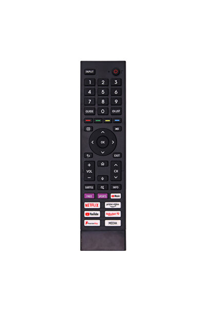 Choice black Replacement ERF3A80 New Infrared Remote Control For Hisense 4k U...