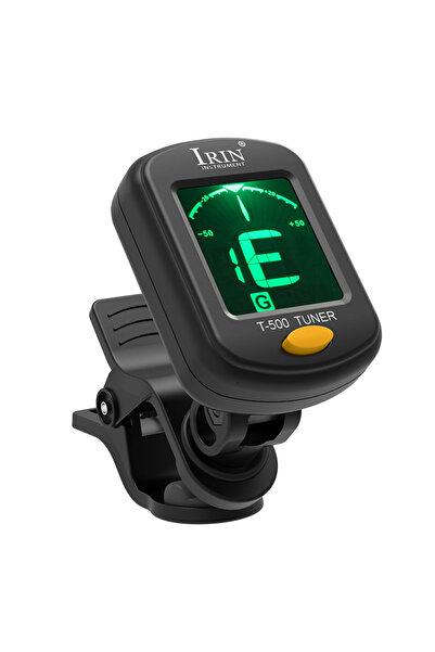 Choice3 1Pcs IRIN T-500 Guitar Tuner Rotatable Clip-on Tuner LCD Display for ...
