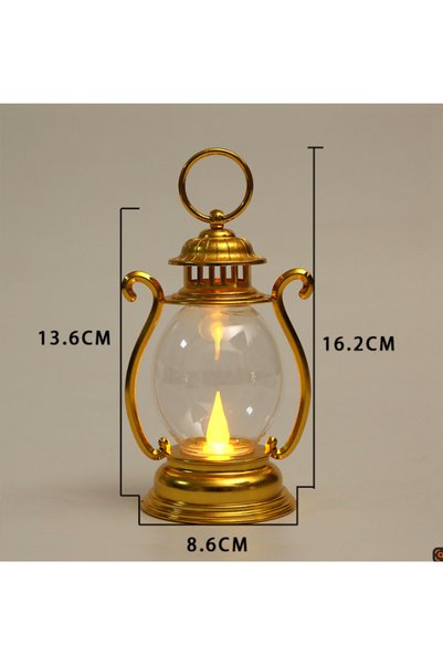 choice2 مصباح مكتب ريترو يعمل بالبطارية، مصباح LED محمول بتصميم عتيق، إضاءة د...