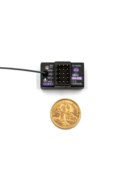 Choice INR4-GYB Flysky INr4 GYB Receiver 4 Channels Noble NB4 Gyro Receiver f...