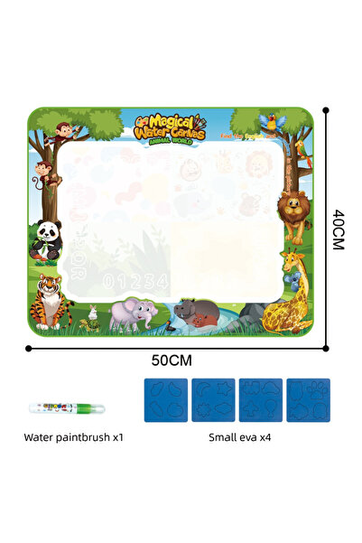 Choice4 50x40cm Animal Magic Water Drawing Mat Extra Large Water Doodle Toy S...