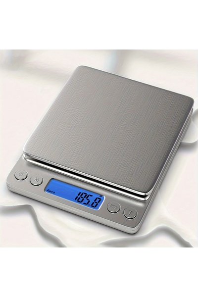 Choice Hoopet 500-0.01g Light Grey 1pc Kitchen Scale in Grams and Ounces，High...