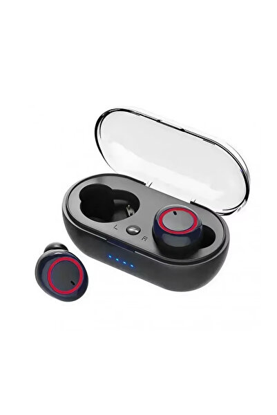 Choice5 VIKEFON Black-Red Wireless Bluetooth 5.0 Earphones 9D Stereo Headset ...