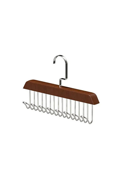Choice Dark Brown Solid Wood Hanger Hook Women Storage Bra Hanger Household B...
