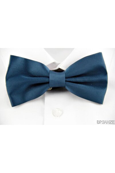 Brianze Solid Color Petrol Blue Bow Tie Tp-3