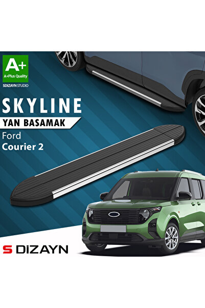 S Dizayn Ford Courier 2 Skyline Krom Yan Basamak 183 Cm 2023 Üzeri A+ Kalite ...