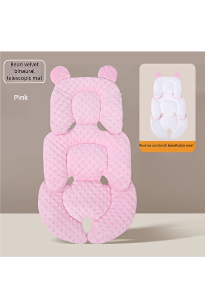 Choice3 Pink ears Baby Stroller Cushion Universal Insulation Mattress Insert ...