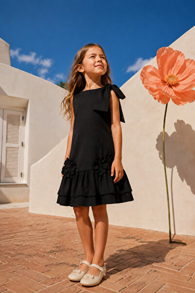 Eray Kids Girl's Flounced Special Occasion Dress – Holiday & Birthday Dress