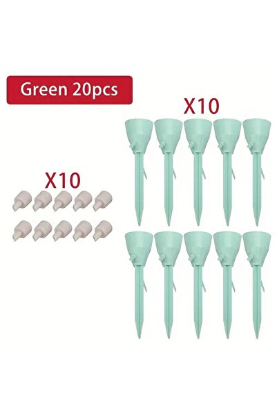 Choice1 green 20pcs Auto Drip Irrigation Kit. Adjustable, Battery-Free Wateri...
