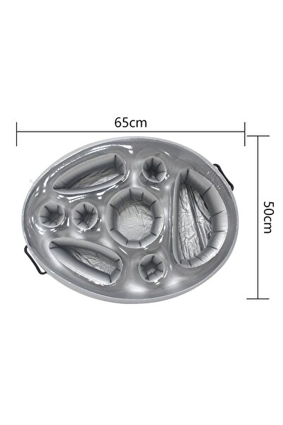 Choice WDF0597 Inflatable Swimming Pool Beer Table Cooler Floating Bar Tray P...
