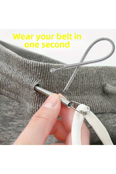 Choice Bendable Spring Drawstring Threader Clip Pants Hoodies Elastic Band La...