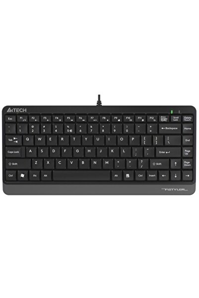 A4 Tech FK11 Q Usb Kablolu Mm Mini Gri Siyah Klavye