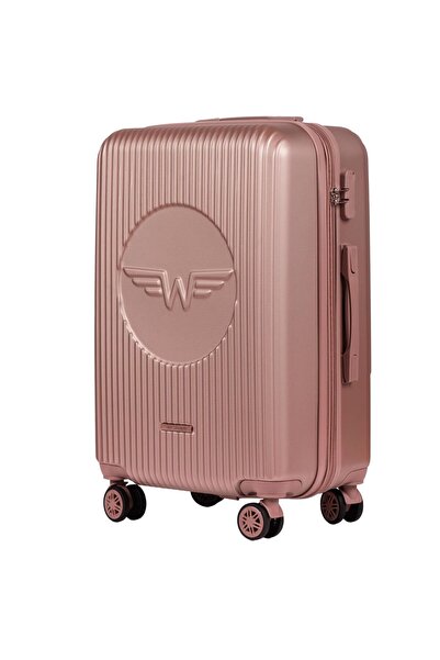 WINGS BRAND Valiză medie Wings Swallow 3.0 ROSE GOLD 24 "