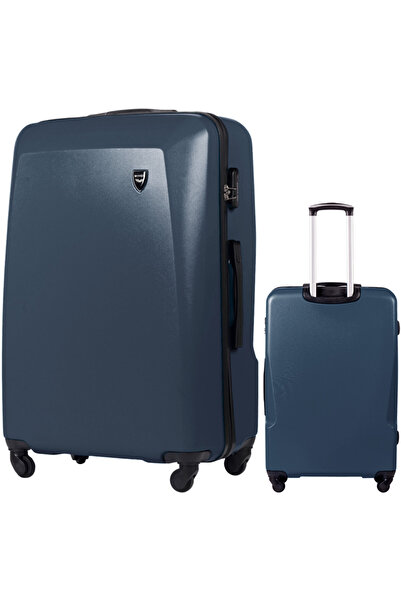 WINGS BRAND Valiză mare WINGS PLOVER 28" - Albastru închis, ABS+ cu încuietoa...