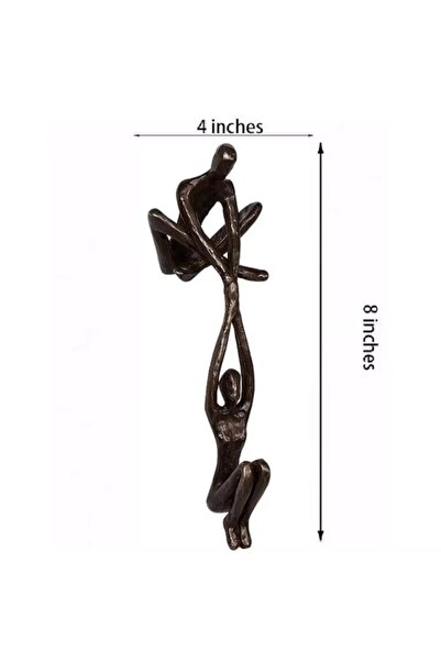 Choice Light Grey Man Lifting Woman Figurine Art Statue Lover Sculpture Ornam...