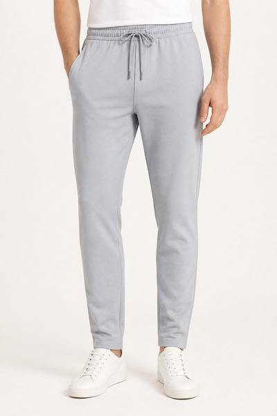 Bravie Men's Straight Leg Sweatpants Gray 1011