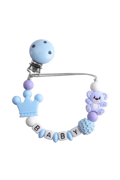 Choice4 Light blue Koala Pacifier Chain Holder for Baby Kids Pacifier Clips T...