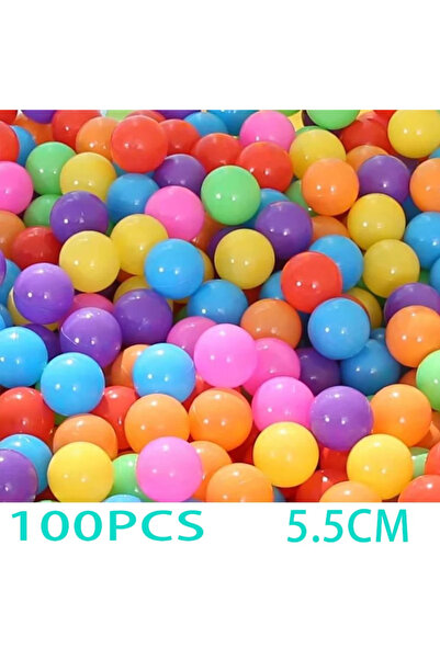 Choice 5.5CM-100PCS Eco-Friendly Colorful Ball Soft Plastic Pool Ball Funny B...