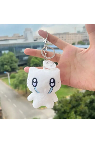 Choice K-weeping Cute Headphones Kitten Couple Keychain Mini Crying Cat Doll ...
