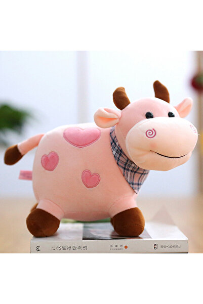 Choice1 17cm Pink Cartoon Cute Cow Plush Toy Soft Animal Cattle Plush Toy Kaw...