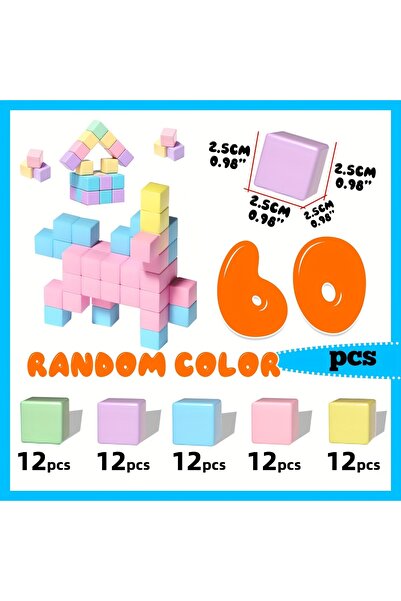 Choice Big Size-60pcs Magnetic Blocks for Kids, Big Size Magnetic Cube Sensor...