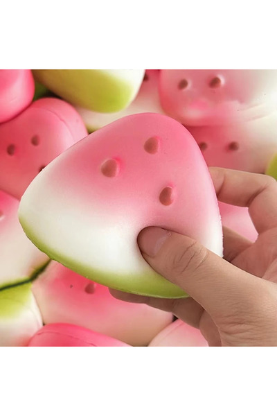 Choice 1pc Squishy 1/3/5pcs Squishy Watermelon Fidget Toy Anti-Stress Slow Ri...