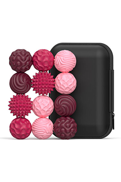 Choice7 Red-12pcs Silicone Magnetic Balls Fidget Toys for Adults Stress Balls...