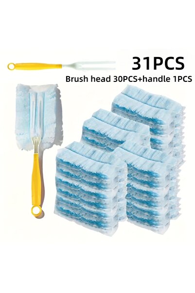 Choice 31PCS A Set of 10-31 Disposable Electrostatic Dust Dusters, Suitable f...