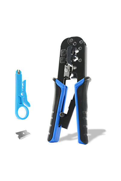 Choice Blue Rj45 Crimper RJ11 RJ45 Crimping Tool Ethernet Network LAN Cable C...